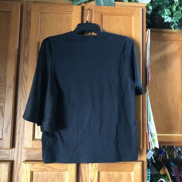 NWT Filles A Papa Pizza Graphic Tee with Satin Sleeve - 0 - Picture 8 of 16